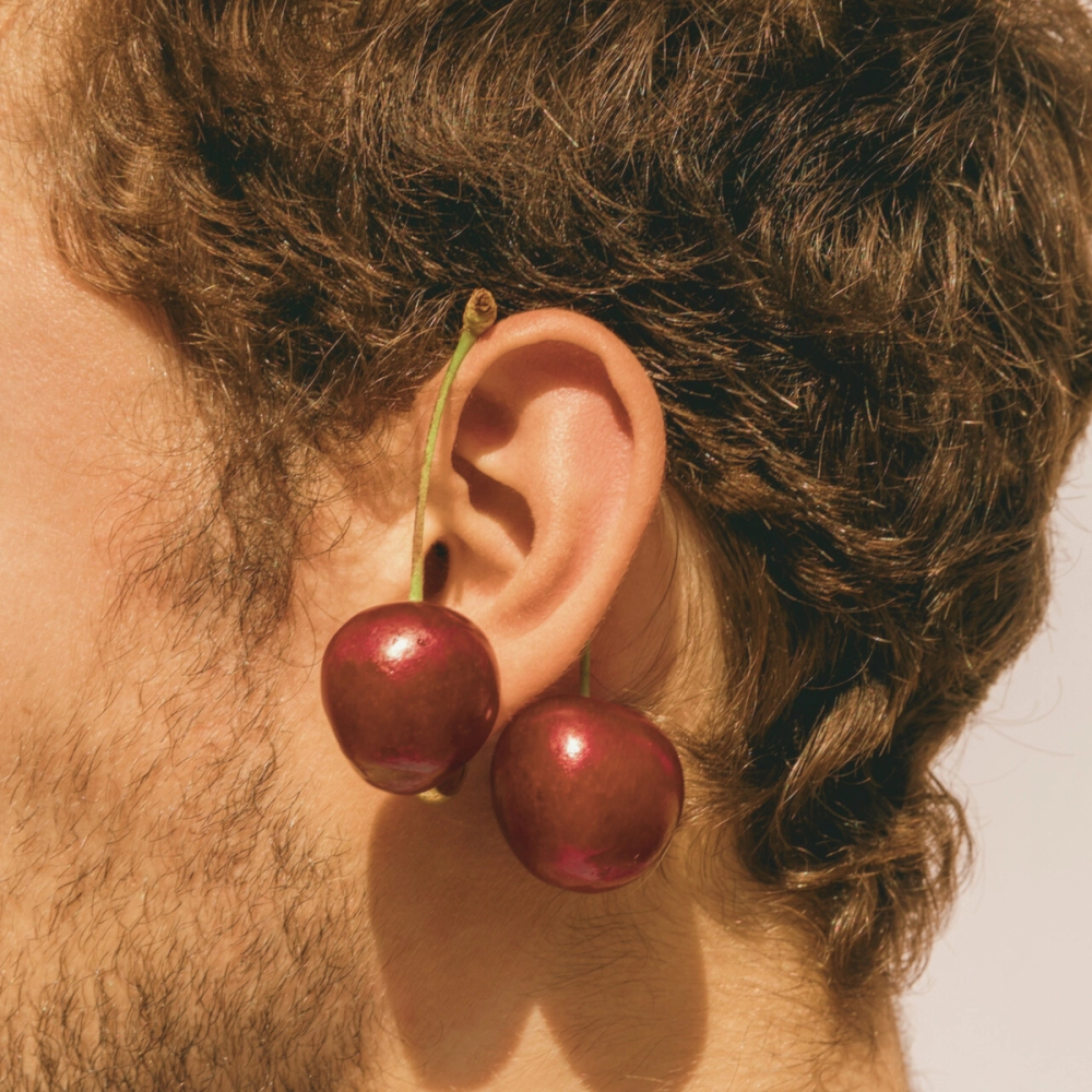 cherry earrings